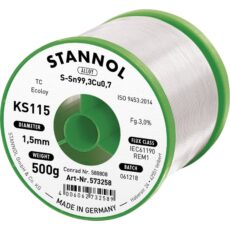 Tinol / kalaj žica Stannol Sn99.3/Cu0.7 KS115 1.5mm 500g