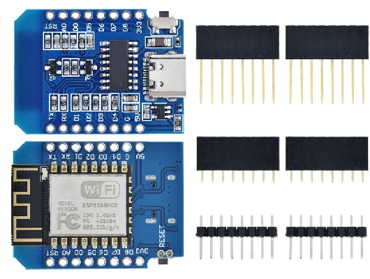 Arduino Wemos D1 Mini PRO ESP12F Type C - Elektroleum