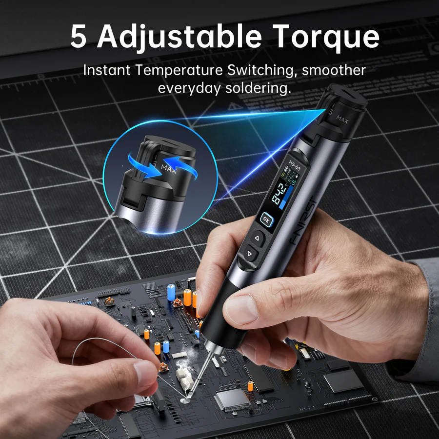 Lemilica štapna na baterije FNIRSI HS-03 10W - Image 4