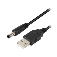 Kabl napojni 2.5×5.5 – USB 2.0 muški, 1m