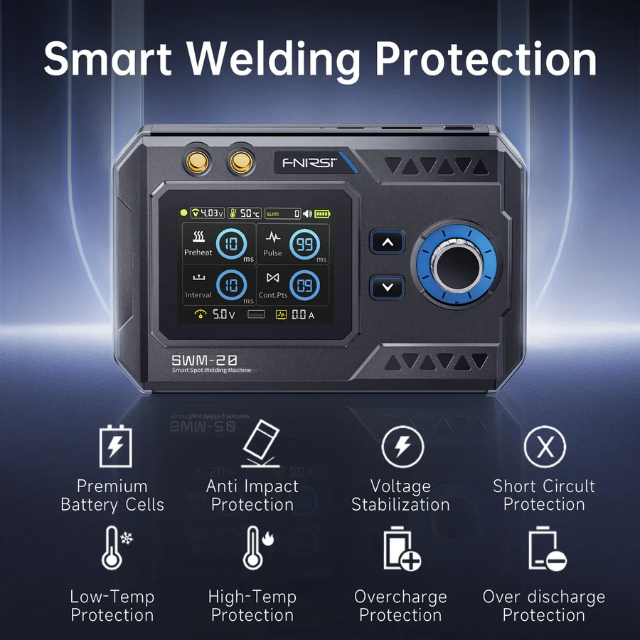 Aparat za punktovanje baterija FNIRSI SWM-20 - Image 3