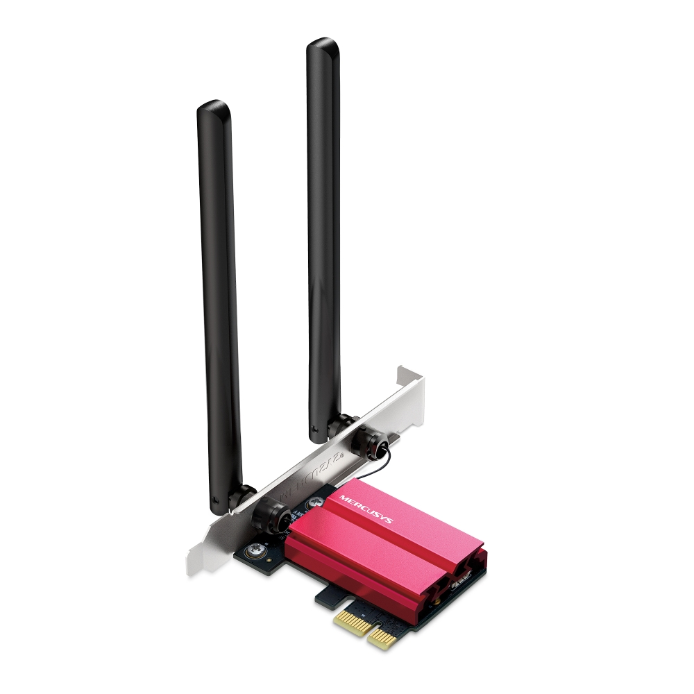 Mercusys MA86XE AXE5400 Wi-Fi 6E PCIe adapter tri-band 2.4/5/6GHz, Bluetooth, 2 omni antene