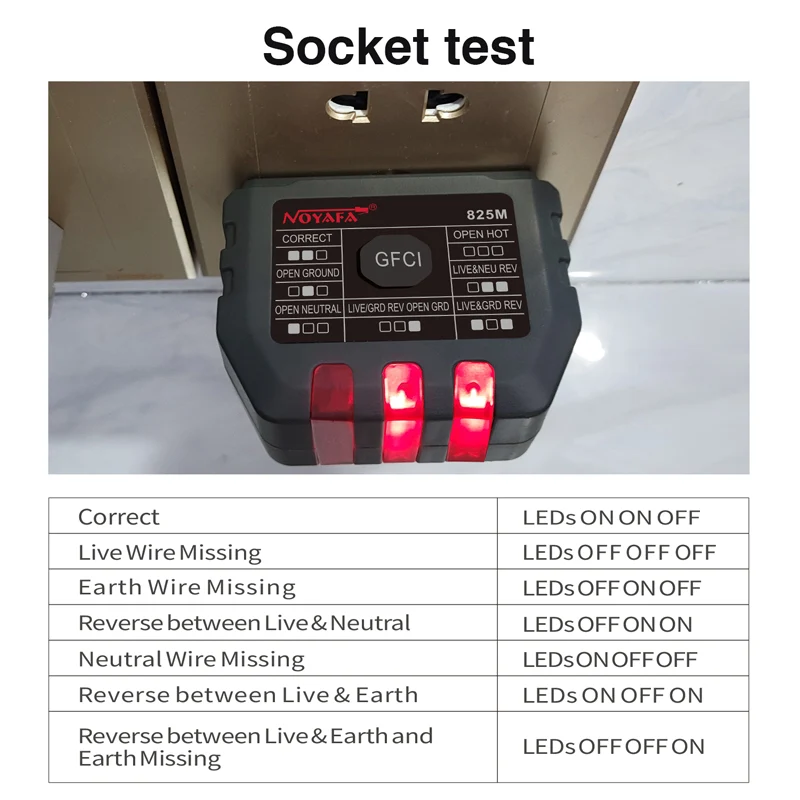 NOYAFA NF-825TMR tragač kablova, RJ45, PoE test, predajnik i prijemnik, NCV detekcija napona - Image 3
