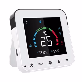 Tuya WiFi pametni upravljač za klimu sa davačem temperature i vlažnosti, LCD