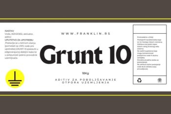 Grunt materijal za poboljšanje uzemljenja, aditiv za uzemljivače