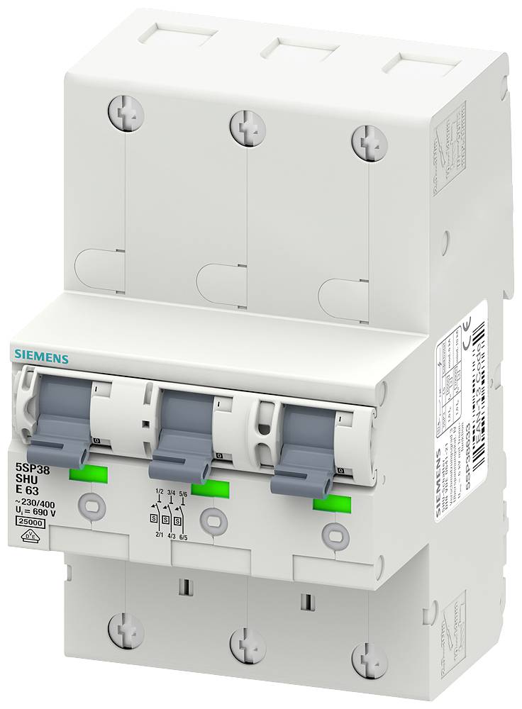 Siemens 5SP38353 automatski osigurac 1-polni 35 A 230 V, 400 V
