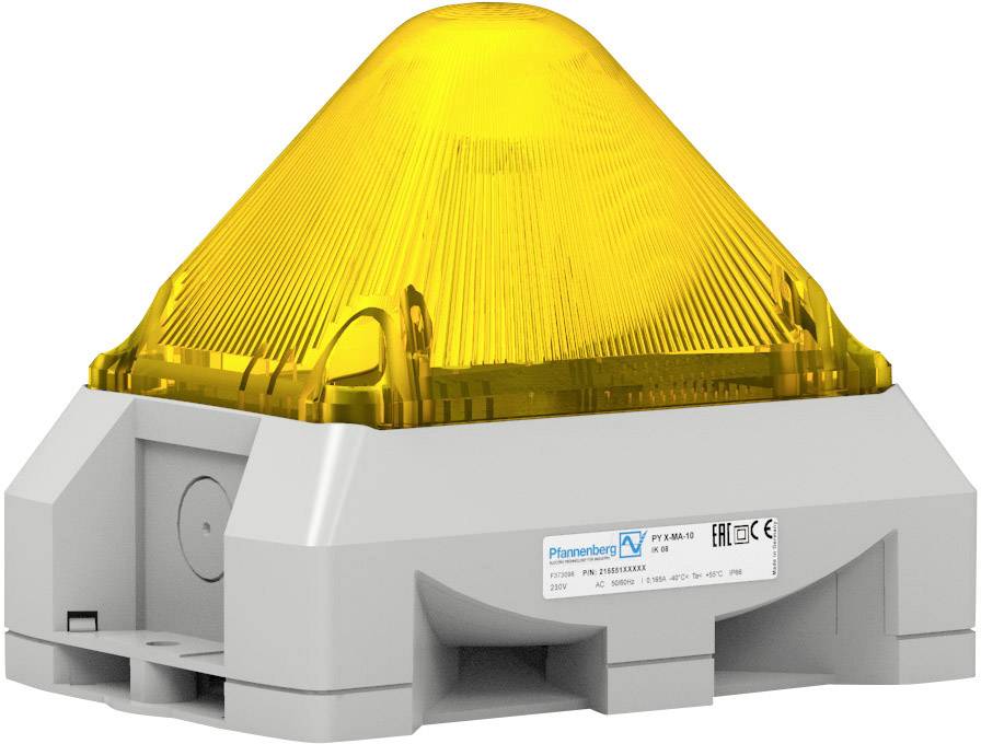 Pfannenberg PY X-MA-05 230V AC YE RAL7035 optičko-akustički generator signala žuta