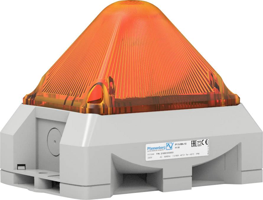 Pfannenberg PY X-MA-05 230V AC AM RAL7035 optičko-akustički generator signala narandžasta