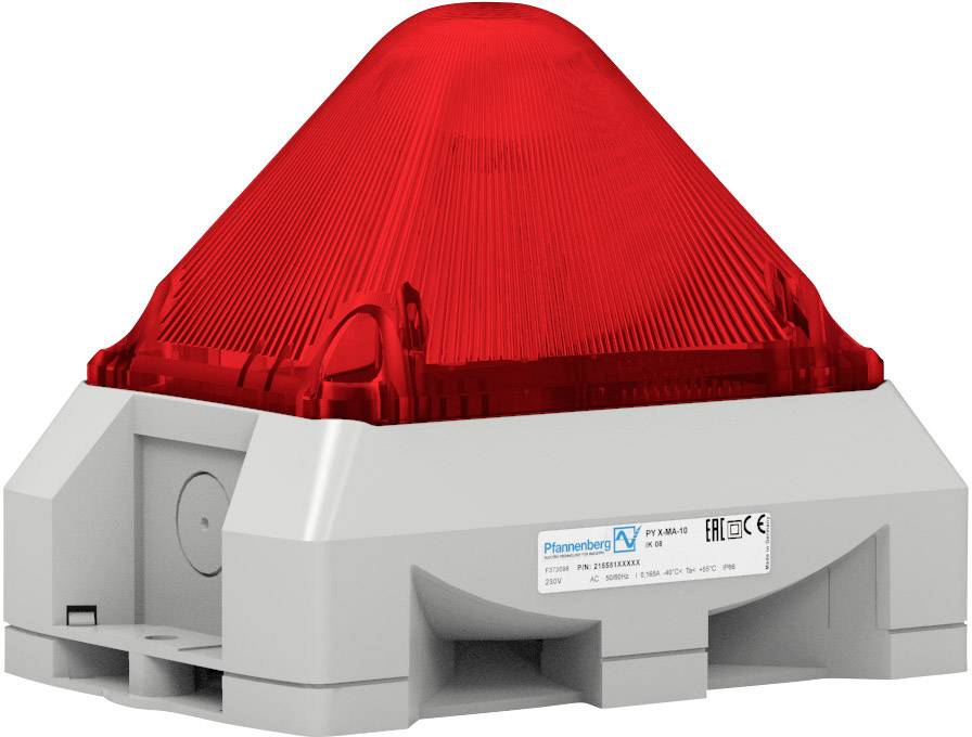 Pfannenberg PY X-MA-05 230V AC RD RAL7035 optičko-akustički generator signala crvena