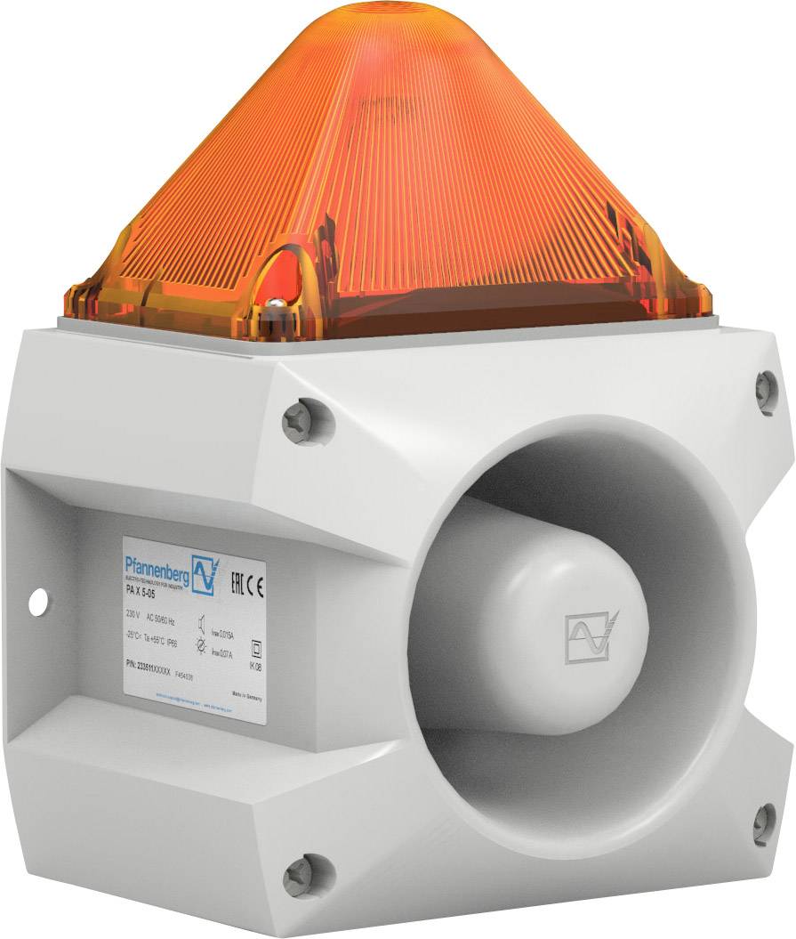 Pfannenberg PA X 5-05 230 AC AM 7035 optičko-akustički generator signala narandžasta