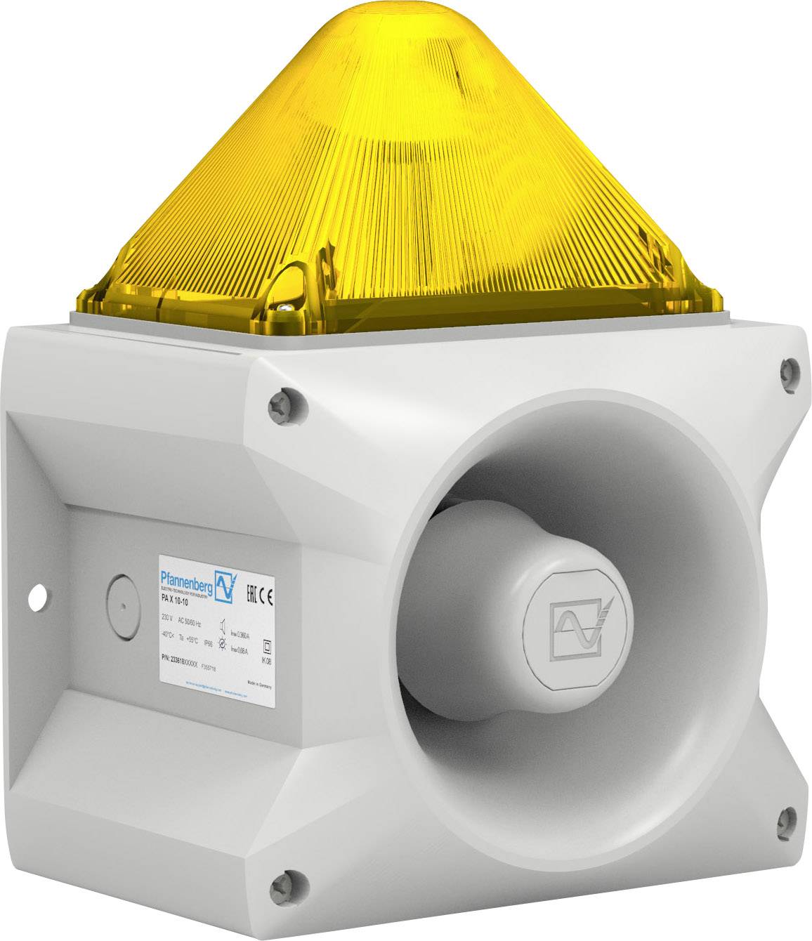 Pfannenberg PA X 10-10 230 AC YE 7035 optičko-akustički generator signala žuta