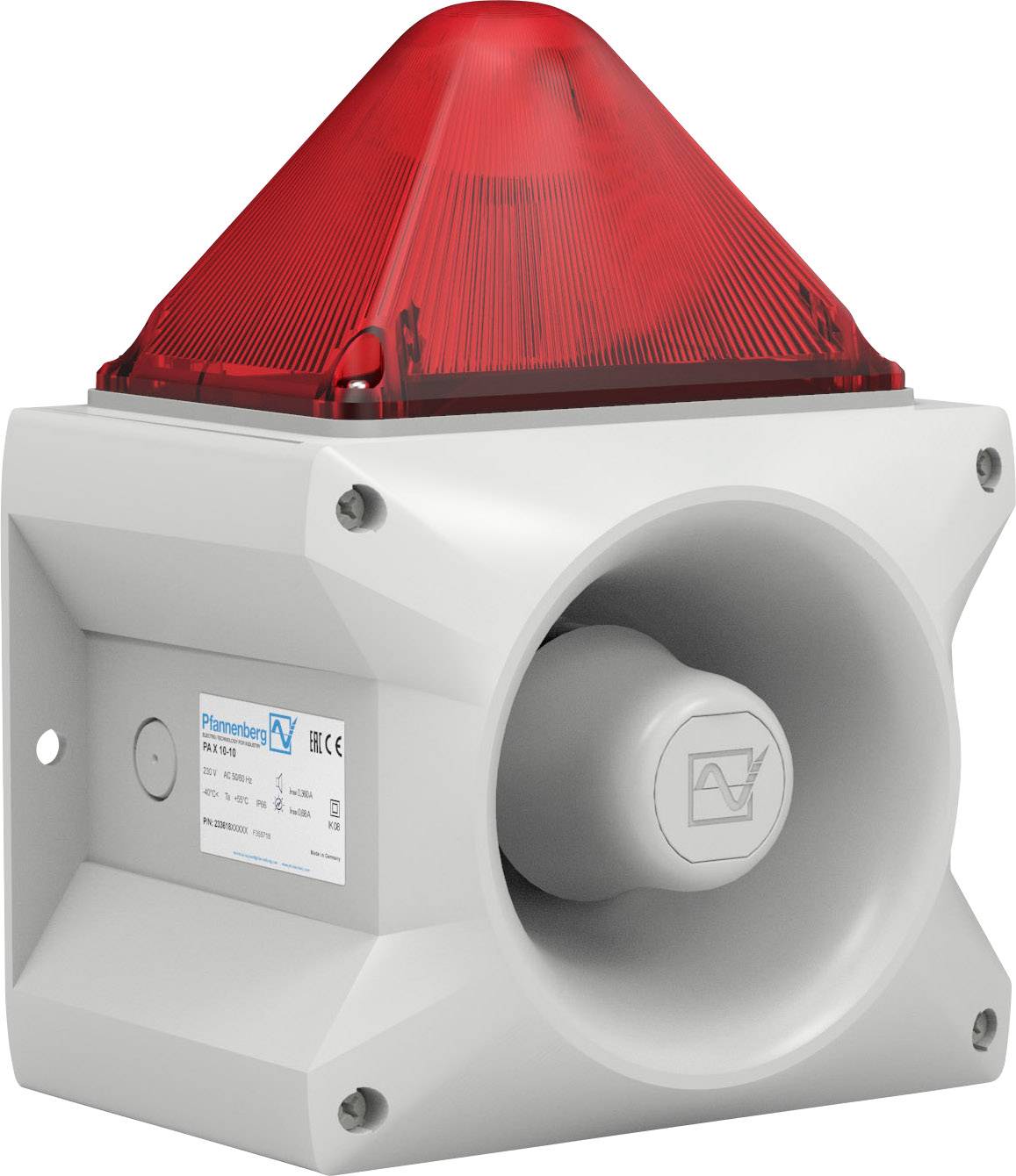 Pfannenberg PA X 10-10 24 DC RD 7035 optičko-akustički generator signala crvena