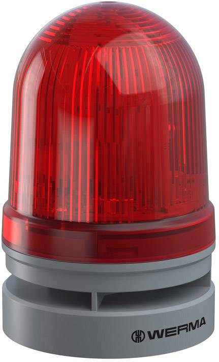 Werma Signaltechnik Midi TwinLIGHT Combi 12/24VAC/DC RD upozoravajuća signalna lampa crvena