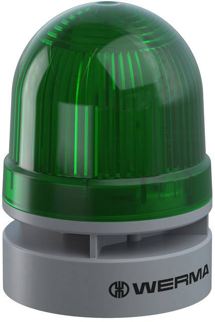 Werma Signaltechnik Mini TwinFLASH Combi 24VAC/DC GN upozoravajuća signalna lampa zelena