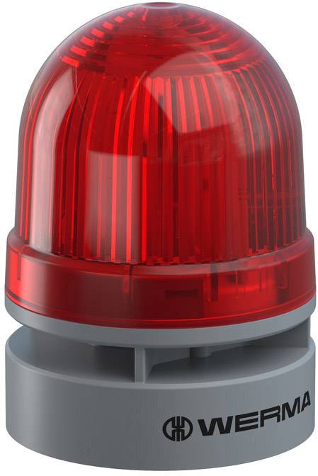 Werma Signaltechnik Mini TwinFLASH Combi 24VAC/DC RD upozoravajuća signalna lampa crvena