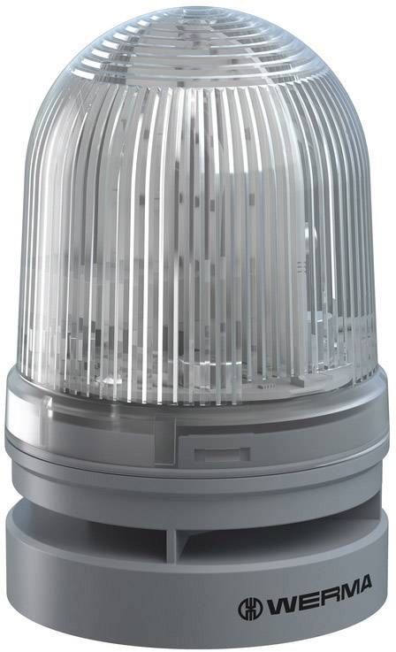 Werma Signaltechnik Midi TwinFLASH Combi 115-230VAC CL upozoravajuća signalna lampa providna