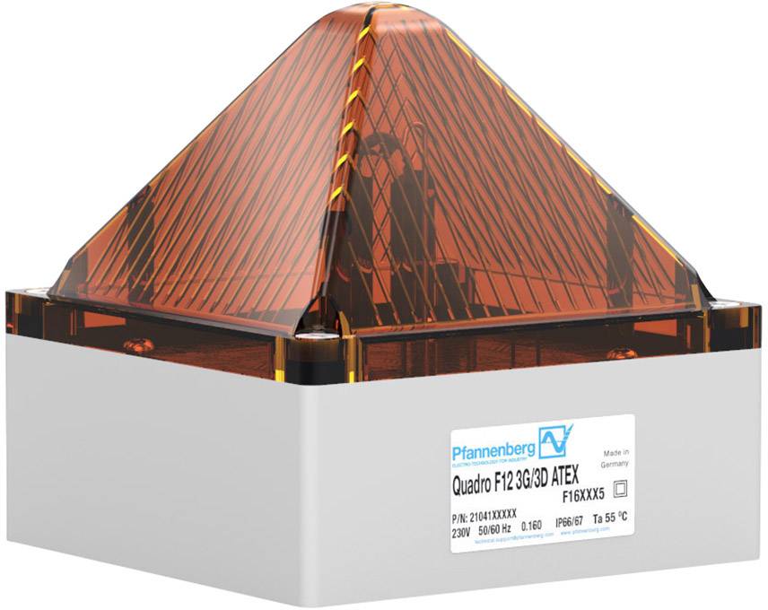 Pfannenberg QUADRO F12-3G/3D 230 AC AM treperava lampica narandžasta