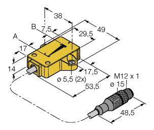 Turck LI25P1-QR14-LU4X2-0,3-RS4/S97 senzor linearnog pomeraja