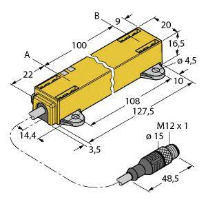 Turck LI100P1-Q17LM1-LU4X2-0,3-RS5/S97 senzor linearnog pomeraja