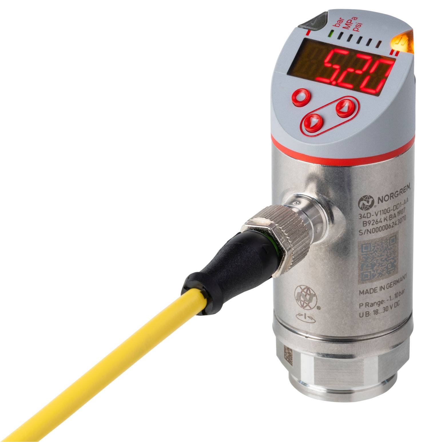 34D-P100G-DD1-AA senzor pritiska 2 x PNP