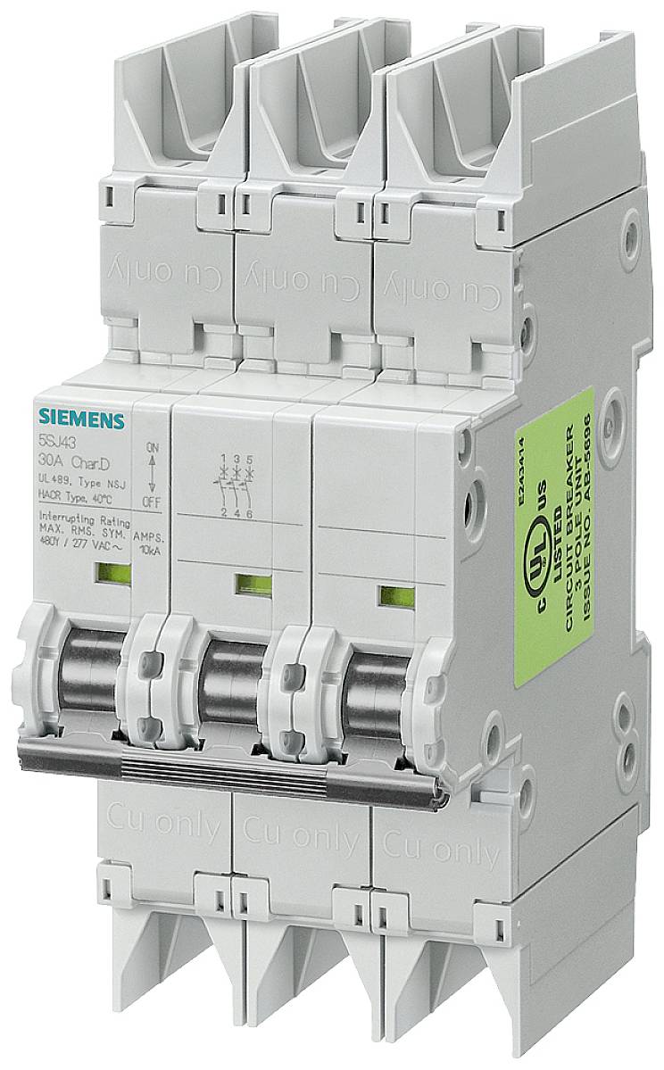 Siemens 5SJ43018HG42 automatski osigurac 3-polni D 1 A 400 V 10 kA