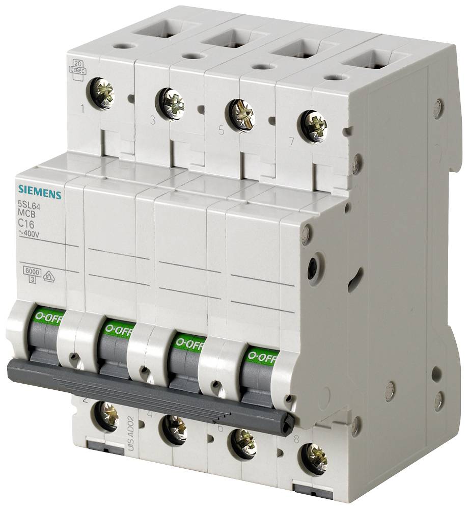Siemens 5SL64507 automatski osigurac 4-polni C 50 A 400 V 6 kA
