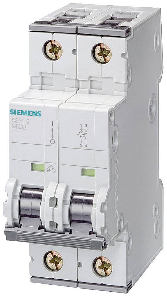 Siemens 5SY42048 automatski osigurac 2-polni D 4 A 230 V, 400 V 10 kA