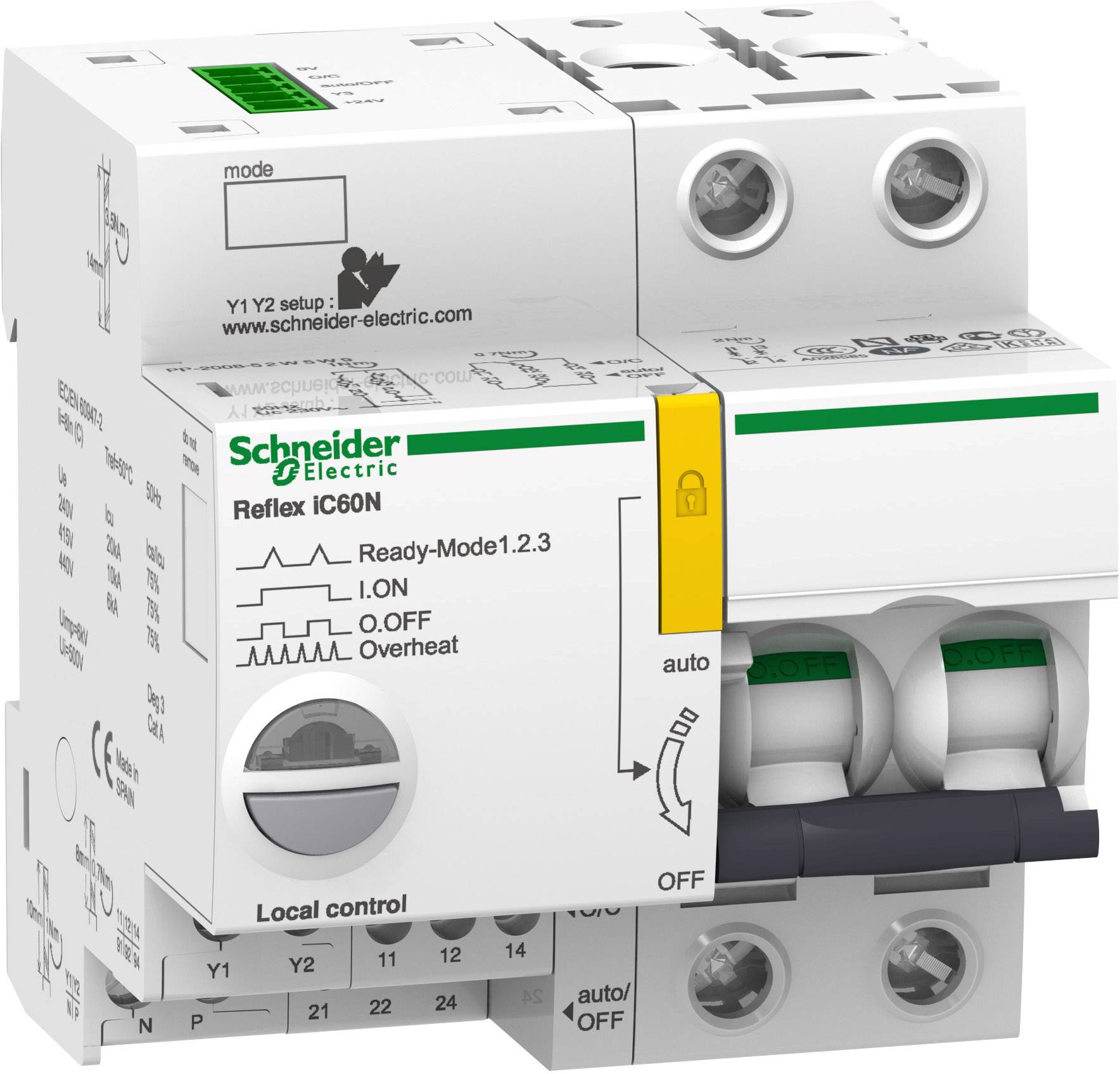 Schneider Electric A9C61225 automatski osigurac 2-polni 25 A 230 V