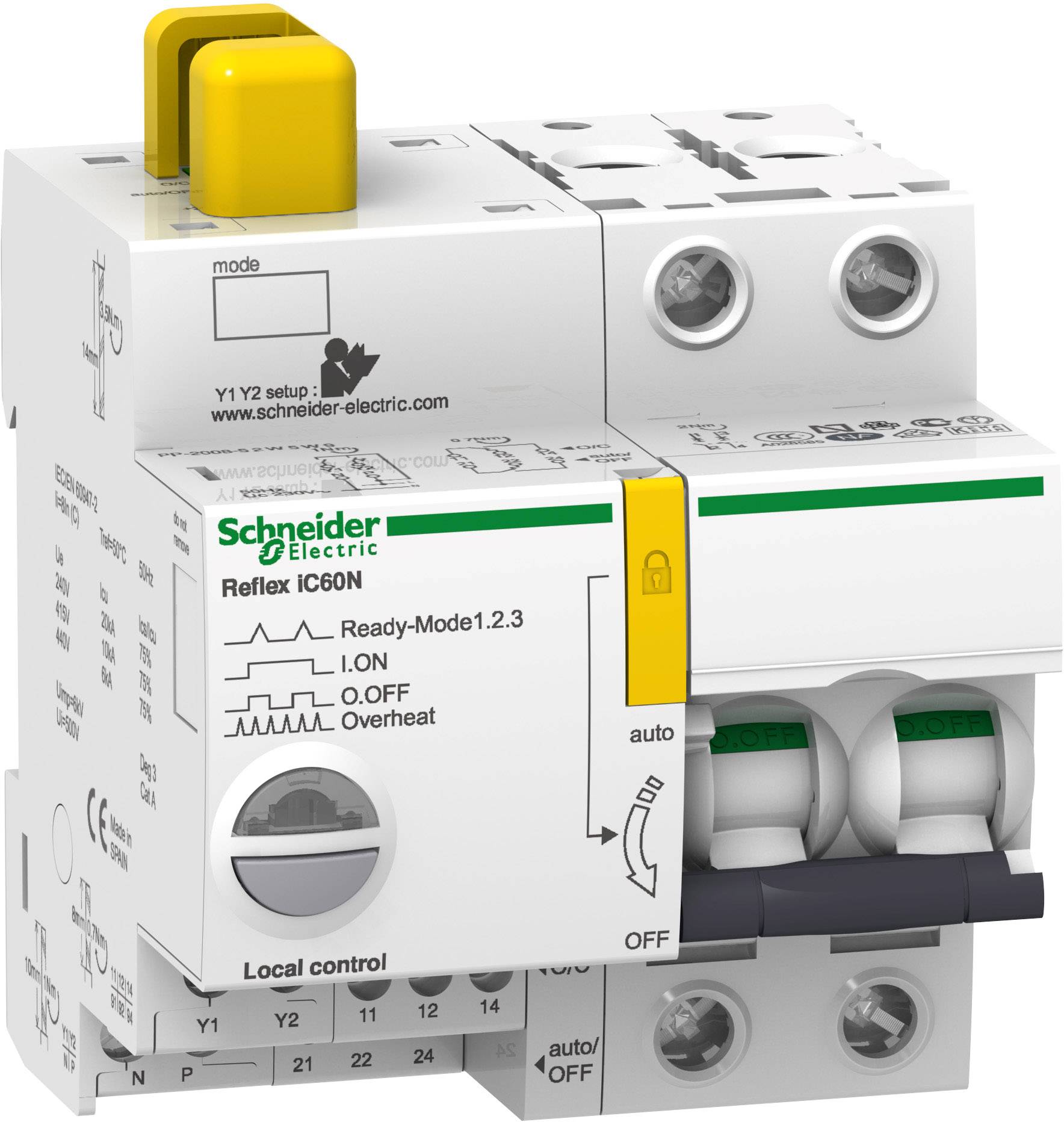 Schneider Electric A9C62210 automatski osigurac 2-polni 10 A 230 V