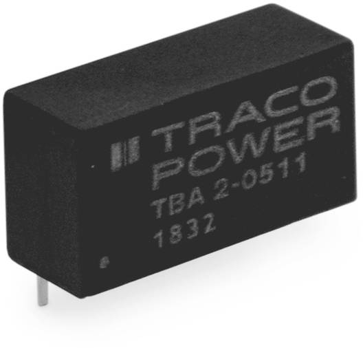 TracoPower TBA 2-0512 DC/DC napajanje - ispravljač za štampanu ploču 165 mA 2 W Broj izlaza: 1 x.