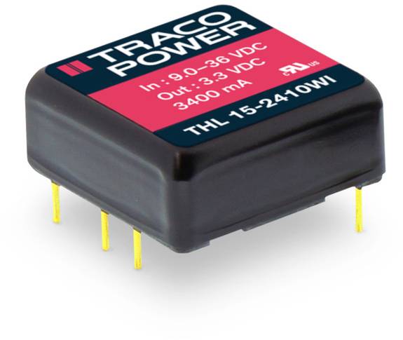 TracoPower THL 15-2413WI DC/DC napajanje - ispravljač za štampanu ploču 1 A 15 W Broj izlaza: 1 x.