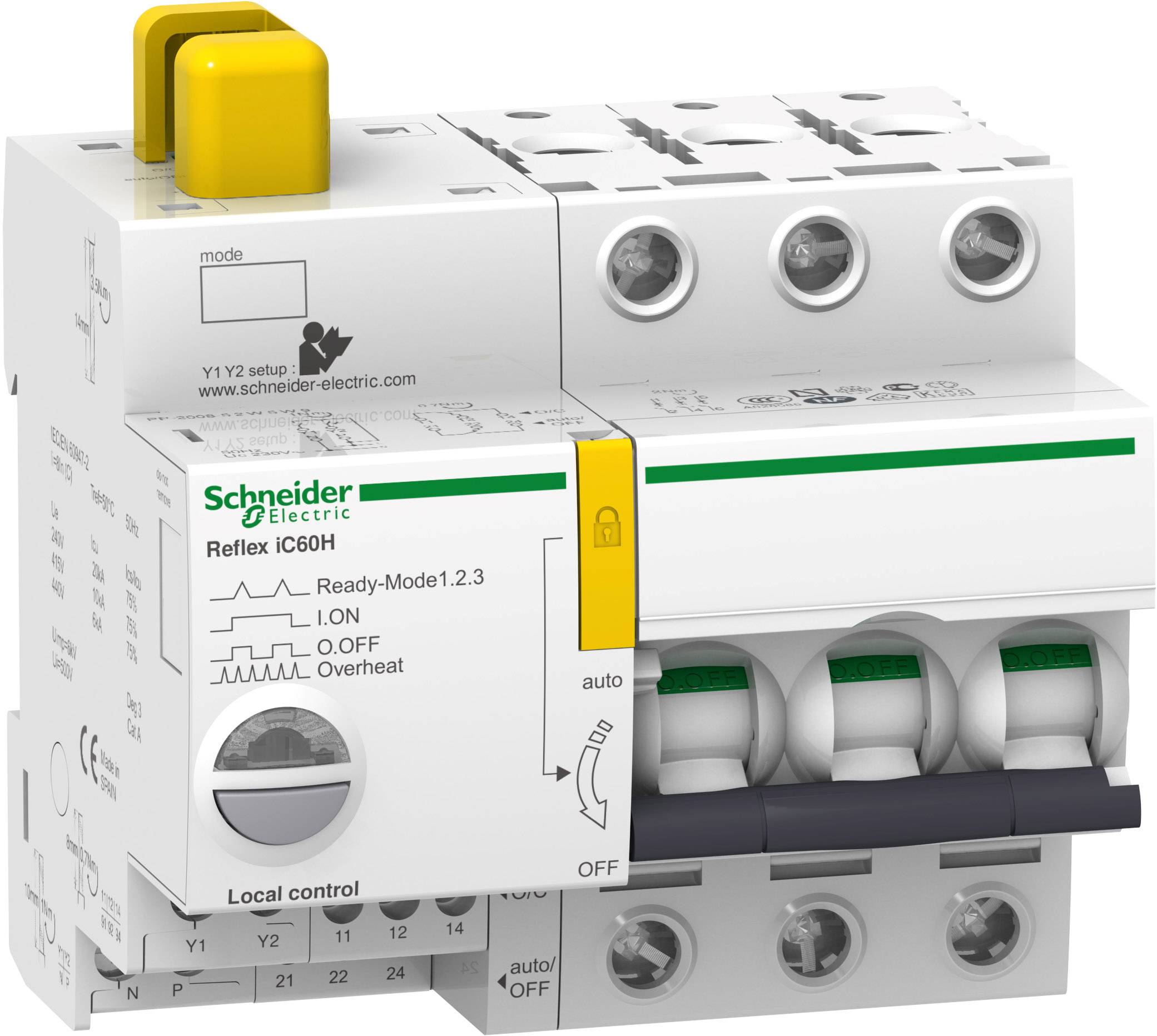 Schneider Electric A9C66310 automatski osigurac 3-polni 10 A 230 V