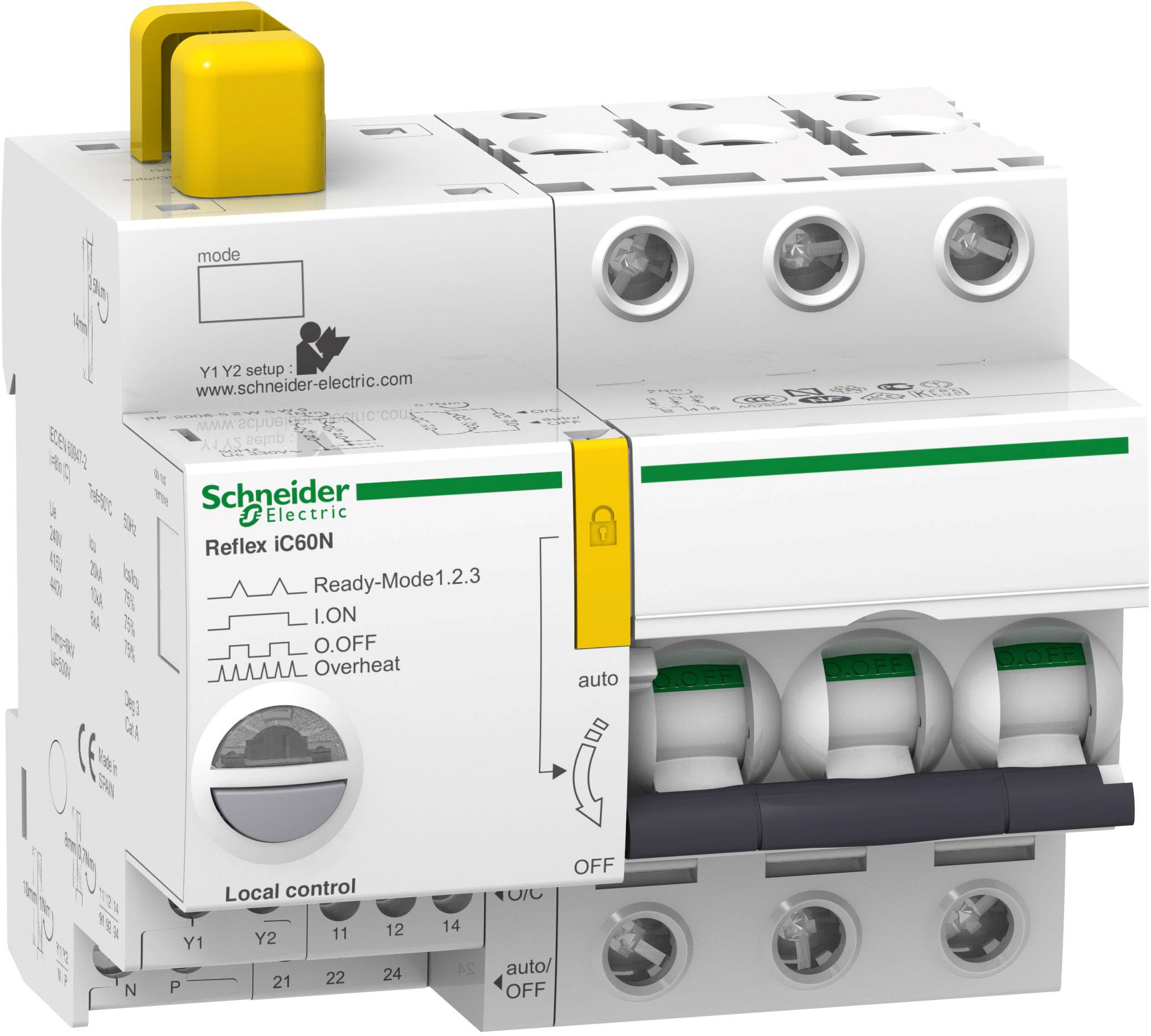 Schneider Electric A9C62363 automatski osigurac 3-polni 63 A 230 V