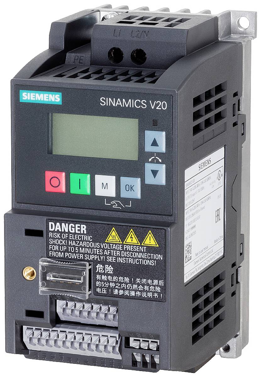 Siemens 6SL3210-5BB11-2BV1 frekventni pretvarač 0.12 kW 200 V, 240 V