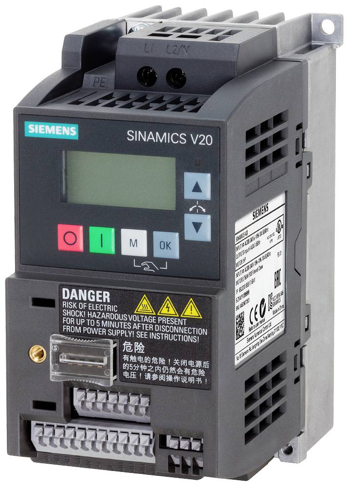 Siemens 6SL3210-5BB17-5UV1 osnovni pretvarač 0.75 kW 200 V, 240 V