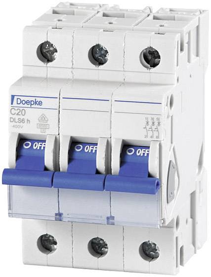 Doepke 09914295 automatski osigurac 3-polni 25 A 230 V, 400 V 6 kA