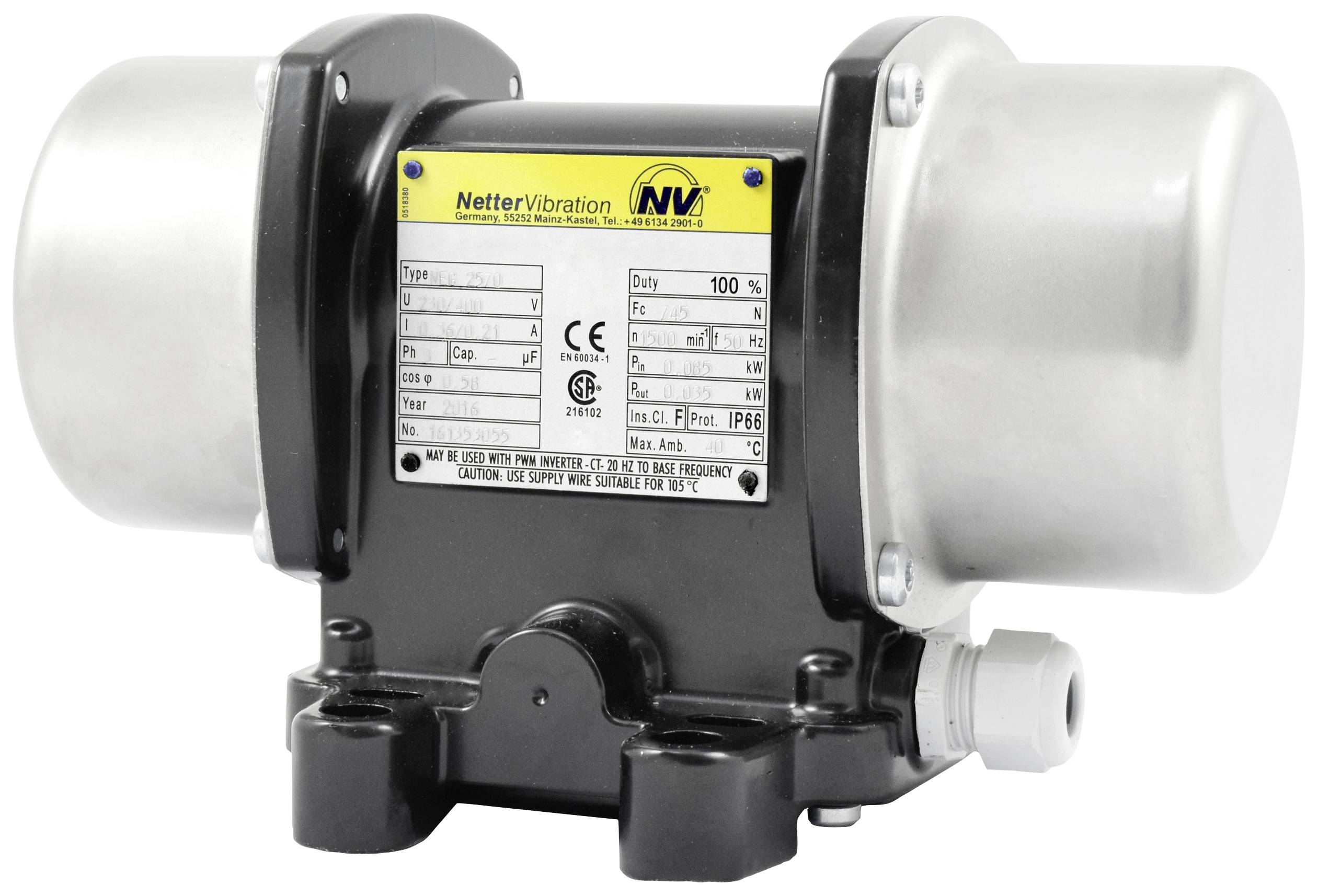 Netter Vibration 03121000 električni vibrator 0.085 kW