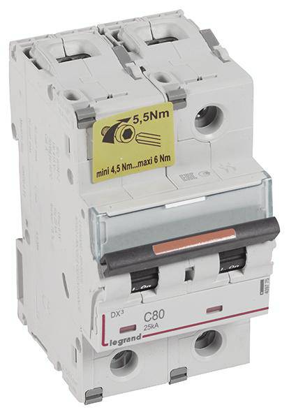 Legrand 409775 automatski osigurac C 80 A 400 V 25 kA