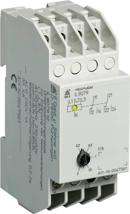 Dold IL9079.12/002 3AC230/400V 0,55-1,05UN 0,2-2S. relej za nadzor napona 230 V, 400 V