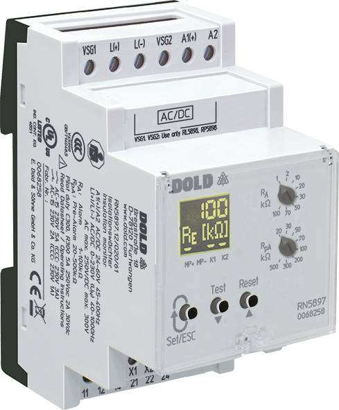 Dold RN5897.12/020/61 izolacioni kontroler 85 V DC/AC, 230 V DC/AC