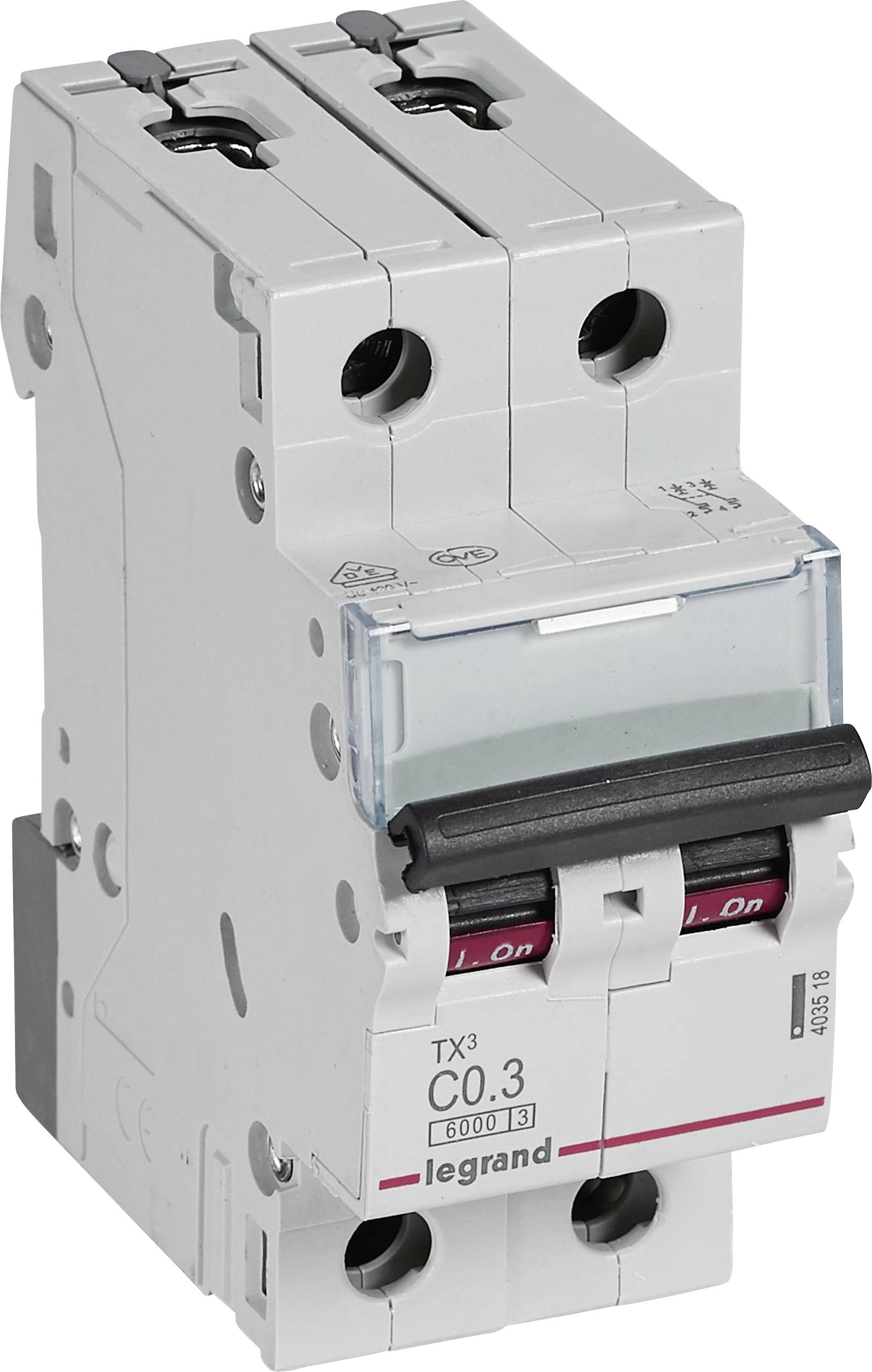 Legrand 403518 automatski osigurac C 0,3 A 400 V 6 kA