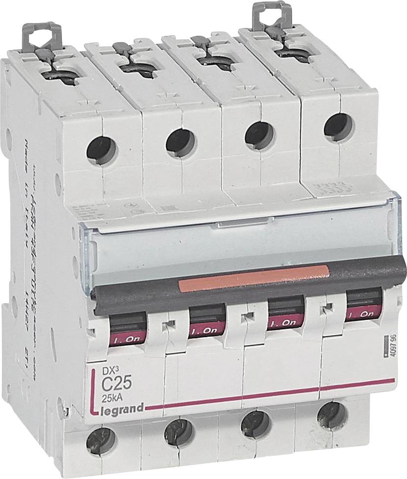 Legrand 409796 automatski osigurac C 25 A 400 V 25 kA