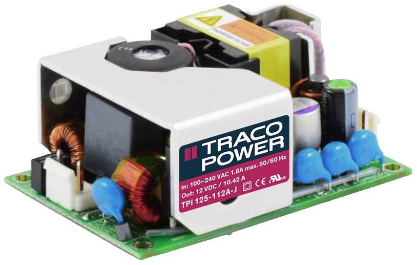 TracoPower TPI 125-115A-J prekidačko napajanje 16.5 V/DC 6670 mA 125 W