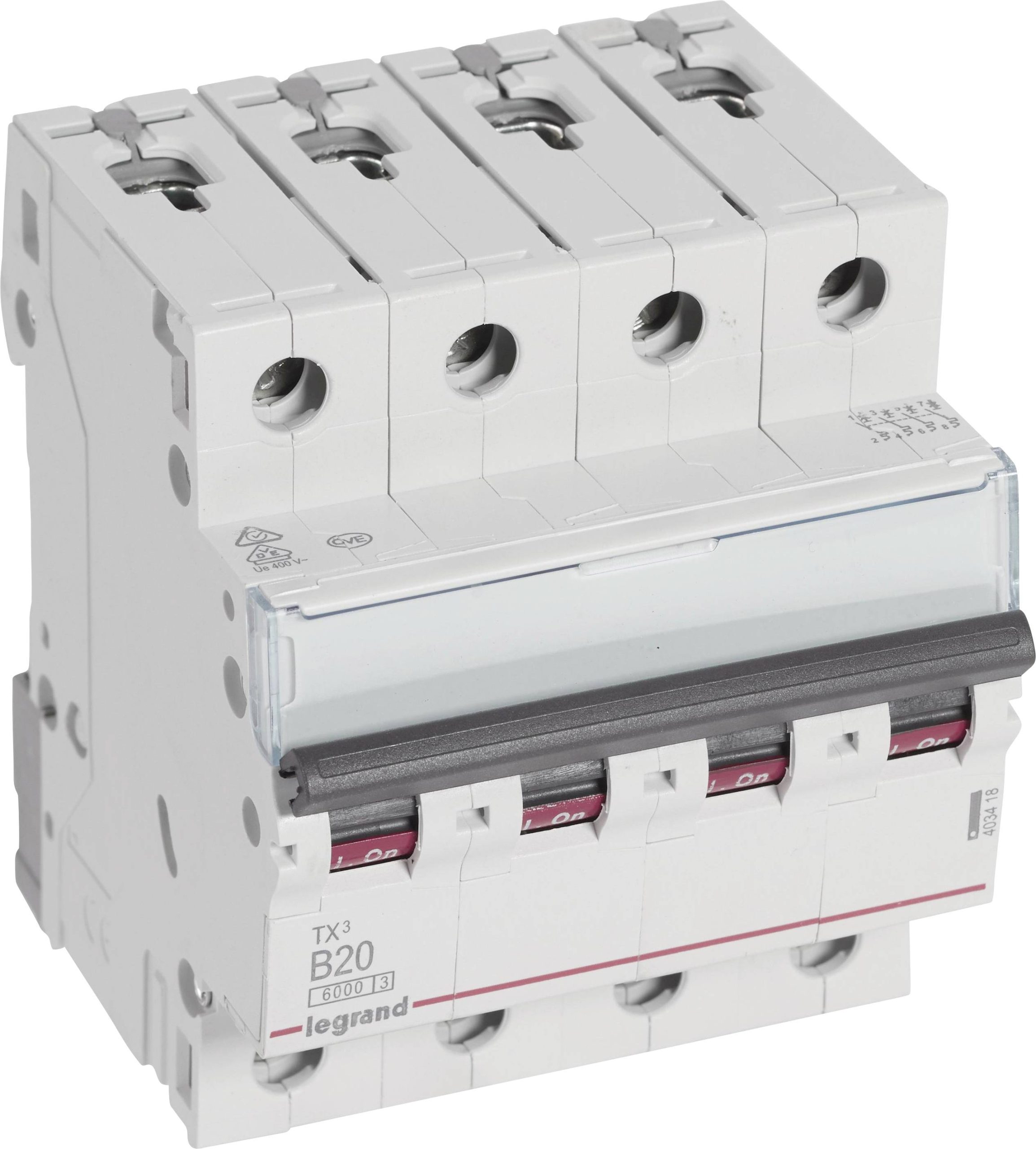 Legrand 403418 automatski osigurac B 20 A 400 V 6 kA