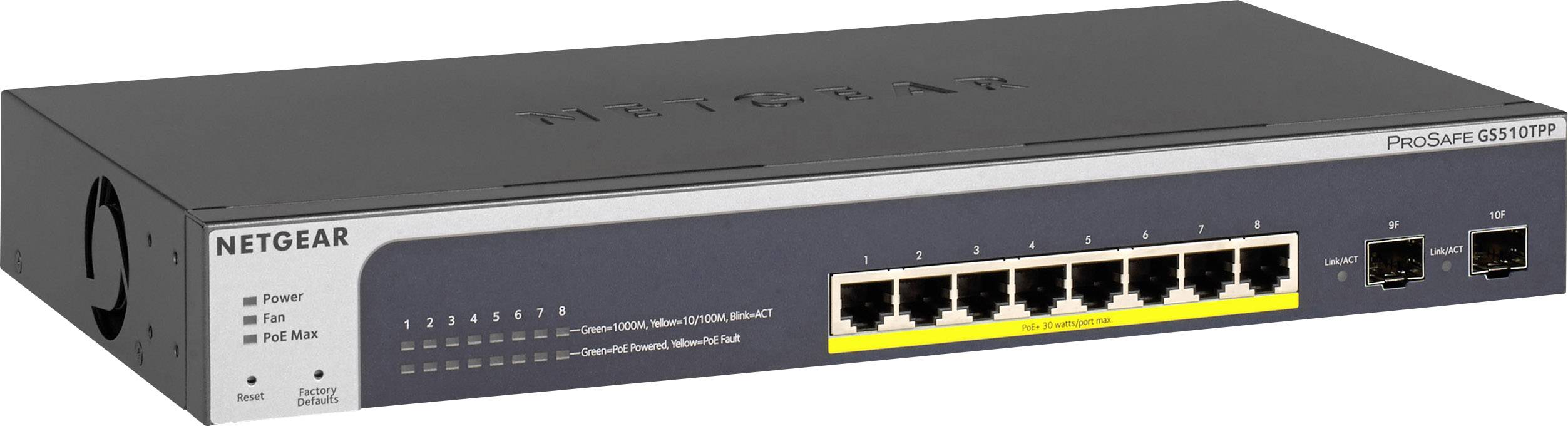 Netgear GS510TPP-100EUS mrežni svič 8 vrat