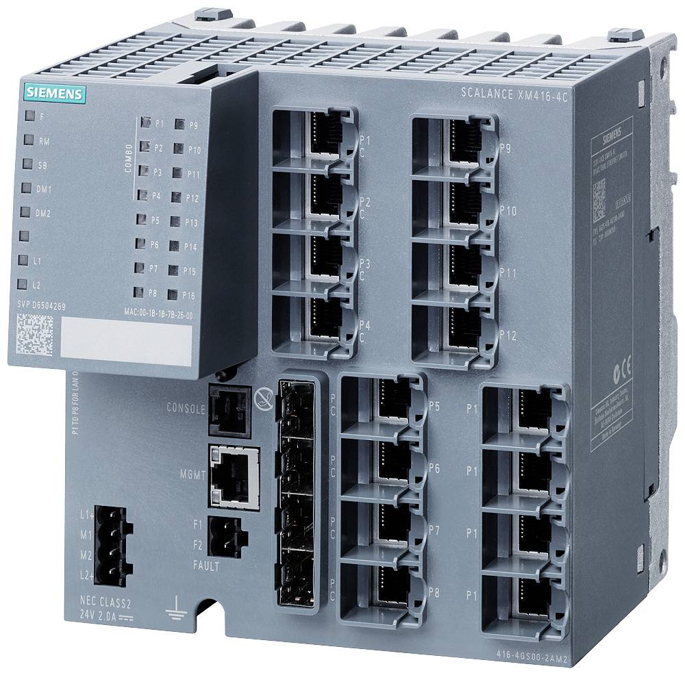 Siemens 6GK5416-4GR00-2AM2 industrijski Ethernet svič 10 / 100 / 1000 MBit/s