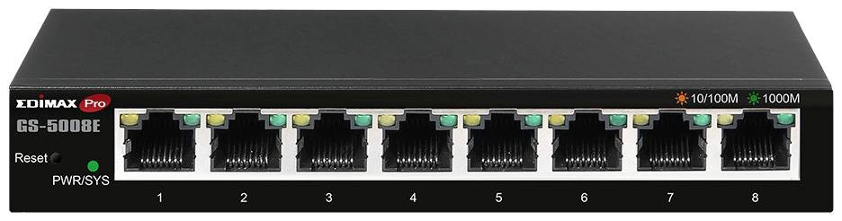 EDIMAX GS-5008E mrežni svič 8 vrat 16 GBit/s