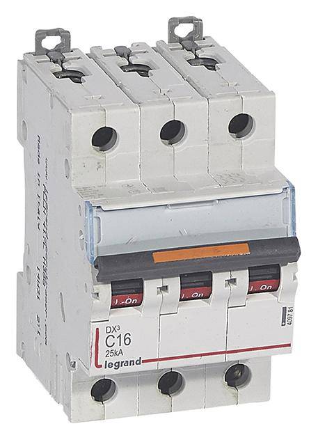 Legrand 409781 automatski osigurac C 16 A 400 V 25 kA