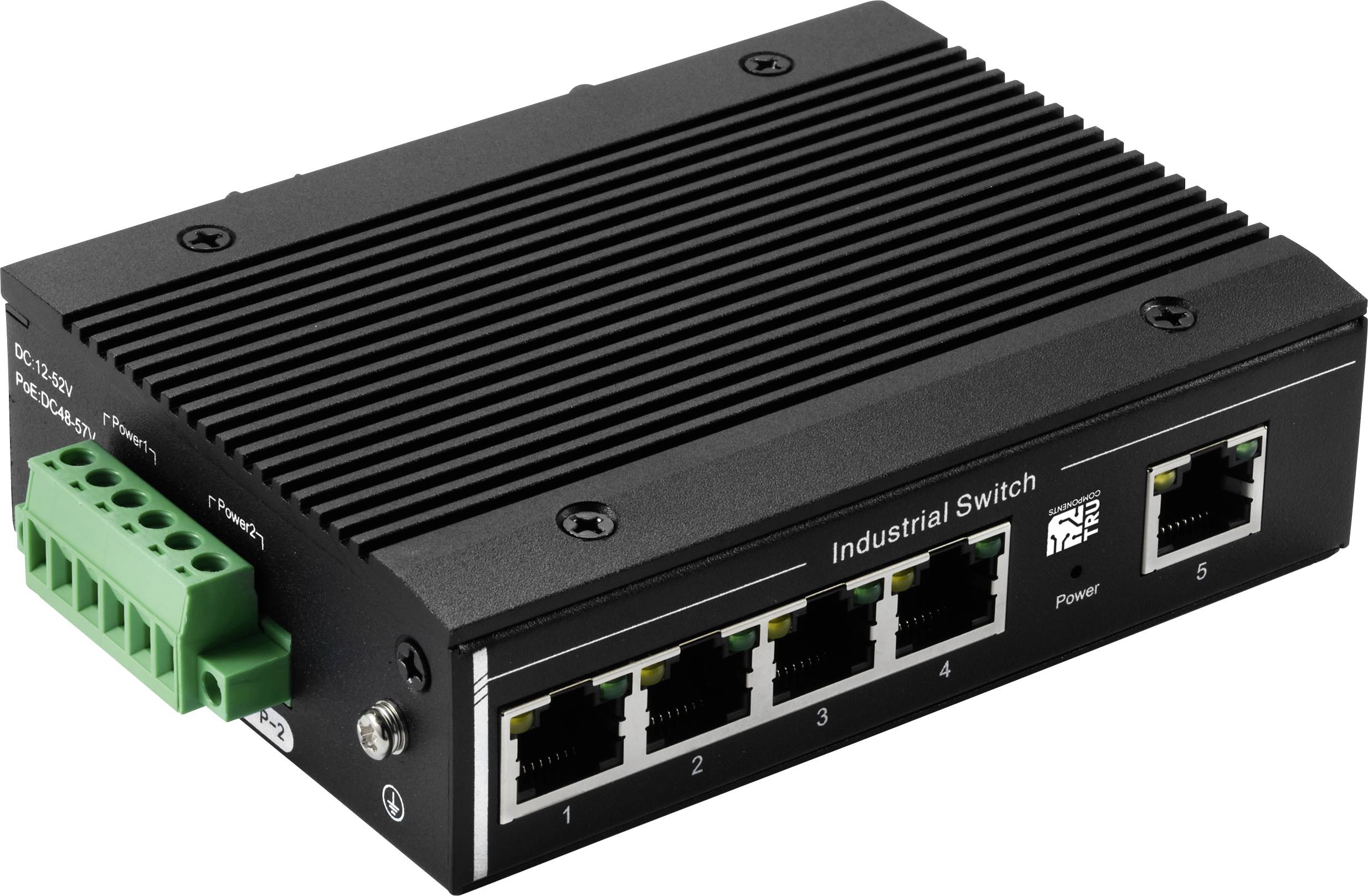 TC-XL-205GP industrijski Ethernet svič 1+4 vrata 10 / 100 / 1000 MBit/s