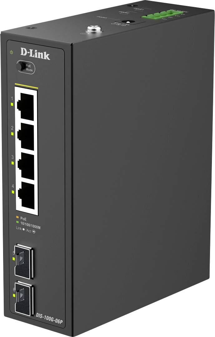 D-Link DIS-100G-06P mrežni svič 4 12 GBit/s